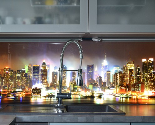 Küchenblock mit LED Technik